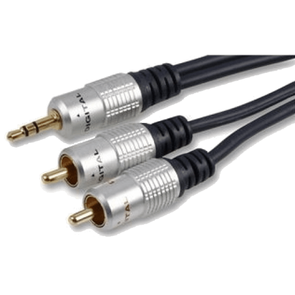 Câble audio KEM de haute qualité 3,5 mm - 2 câble RCA