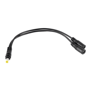 2.5mm male power cable to dual 2.5mm female connectors (10