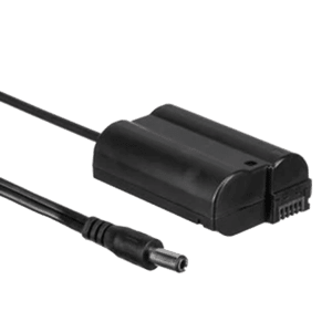 2.5mm male power cable to NIKON EN-EL15 type dummy battery (20