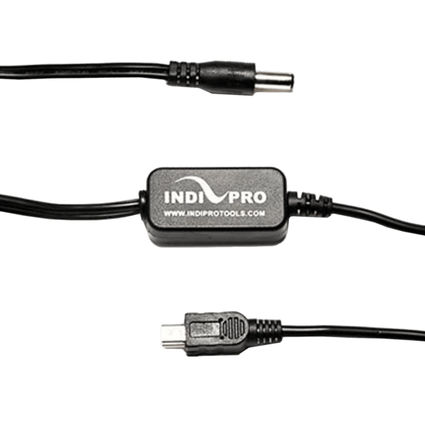 2.5mm Male Power Cable to Mini USB Cable 5 VDC (24", Regulated)