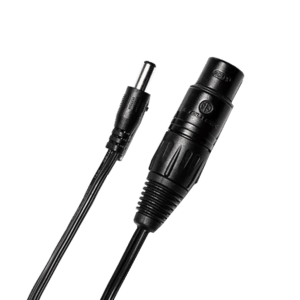 2.5mm male power cable to neutrik 4-pin XLR connector (24