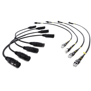 FieldCast Patch Cable Set 8 for FC Power Panel One (4 XLR + 4 LC)