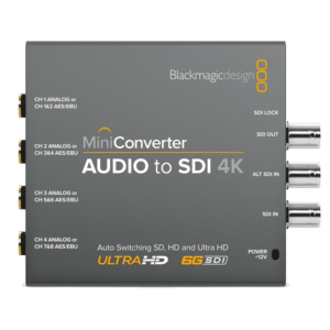 Blackmagic Mini Converter - Audio to SDI 4K