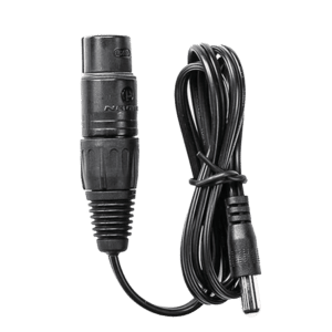 2.5mm male power cable to neutrik 4-pin XLR connector (24