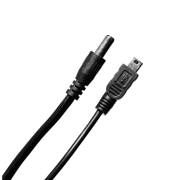 2.5mm Male Power Cable to Mini USB Cable 5 VDC (24", Regulated) - Image 2