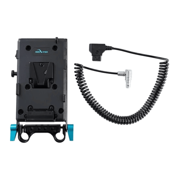 Indipro V-mount multi-output plaat (met 15 mm staafmount)