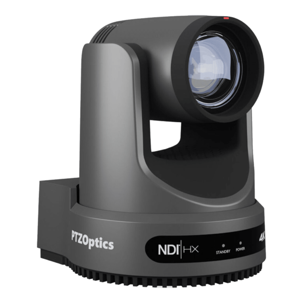 PTZOptics Move 4K 12x NDI, Tracking, Livestream -Kamera - Grau