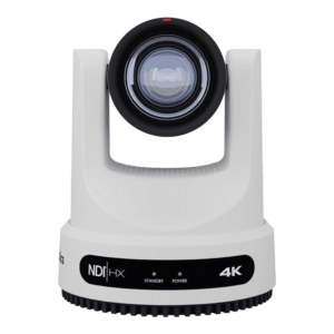 PTZOptics Move 4K 20X NDI, Tracking, Livestream Camera - White