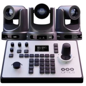 Producer Bundle 3X PTZOptics Cameras 30X Move SE NDI + Controller