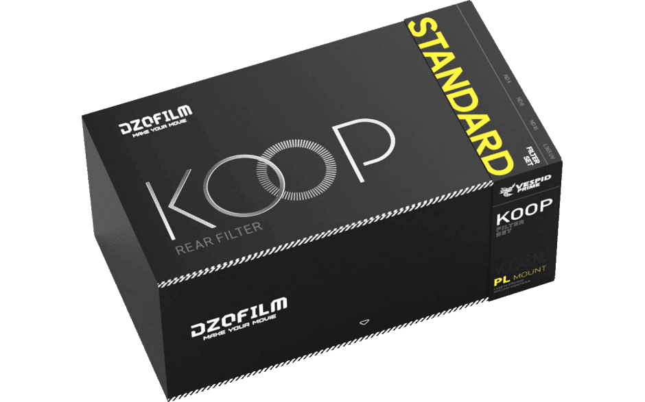 DZOFilm KOOP Filters for Vespid/Catta Ace PL mount - Standard Set - Image 2