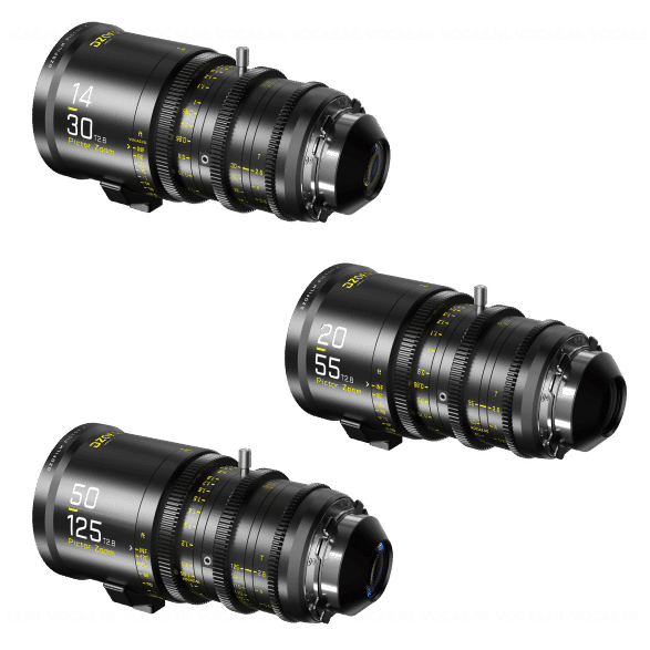 Pictor Zoom Bundle 14-30/50-125/20-55 T2.8 Black