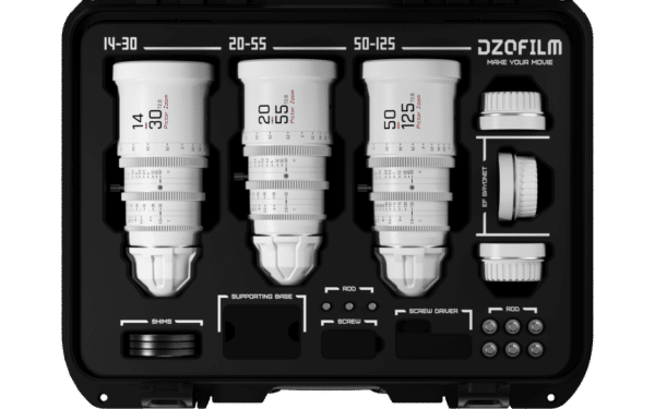 DZOFilm Pictor Zoom cu 3 lentile Alb în caz de siguranță - Imaginea 2
