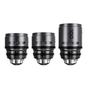 DZOFilm Pavo 2x anamorphic Prime B set 32/55/100mm T2.1-Neutral Coating- PL&EF mount (meter)