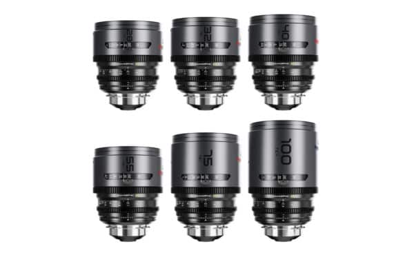 DZOFilm Pavo 2x anamorphic 6-lens set 28/32/40/55/75/100mm T2.1-Neutral Coating- PL&EF mount (meter)