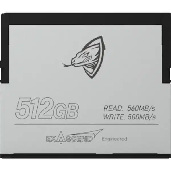 Exascend Archon Cfast 2.0 512 Go (pour Red Komodo 6K)