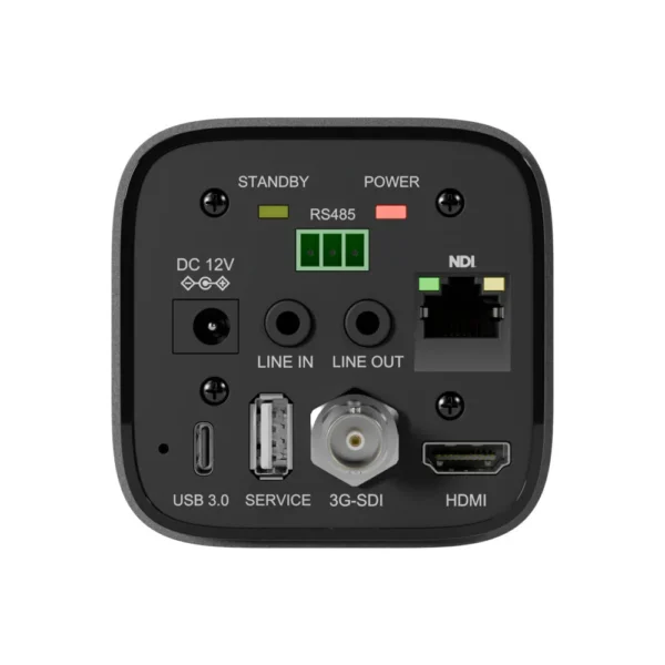 PTZOptics Studio 4K 12X Zoom Camera - Gray - Image 4