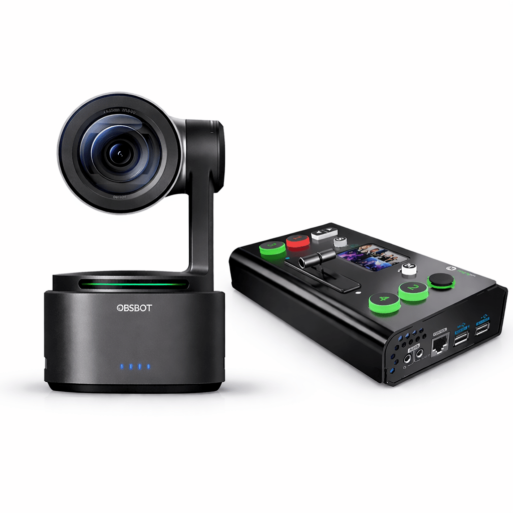 Obsbot Tail 2 PTZ Streaming Camera with NDI + RGBlink Mini Pro V2